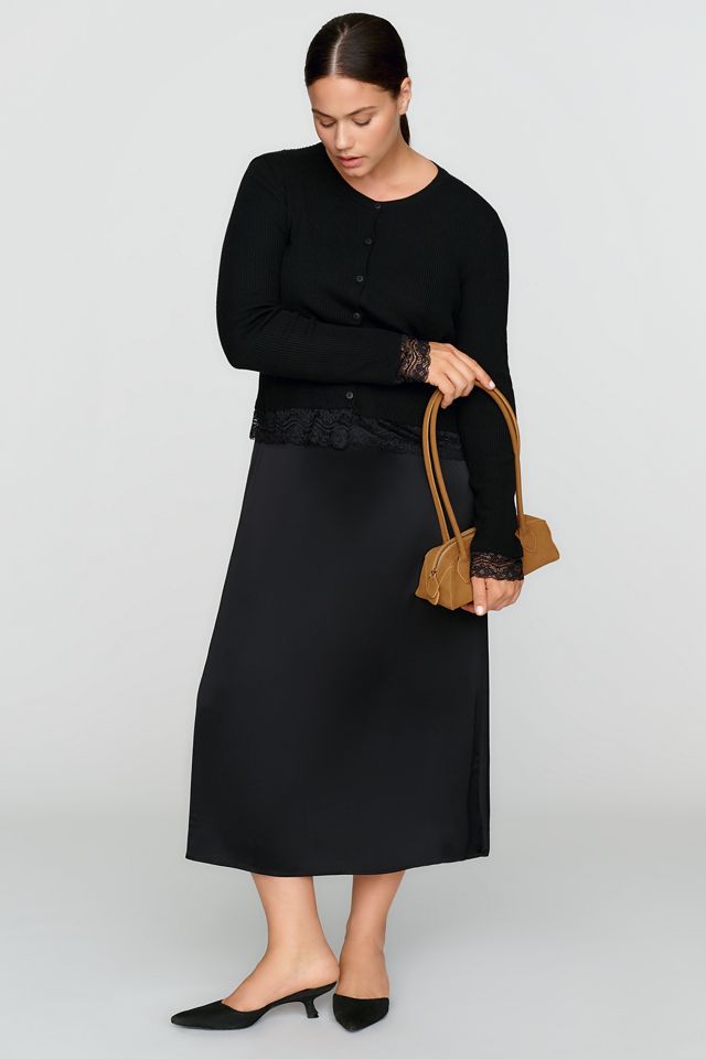 By Anthropologie Twofer-Strickjacken-Midikleid #4