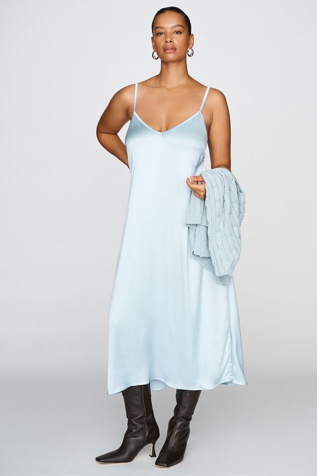 By Anthropologie Gemini Twofer Cable-Knit Midi Dress #6