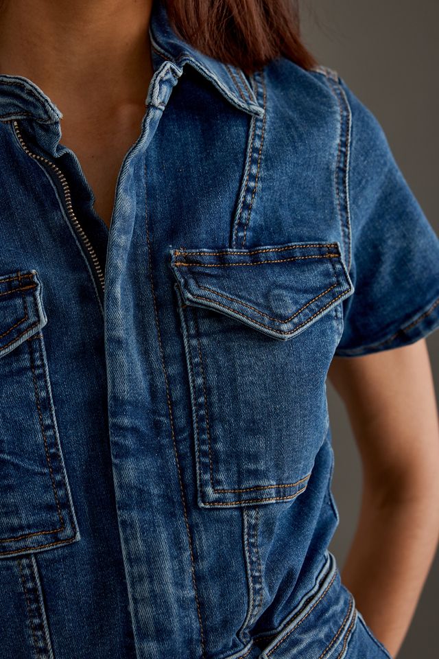 Good American Vestito Maxi in Denim Fit For Success #5