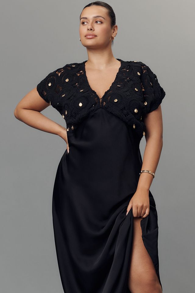 Never Fully Dressed Elodie Plus Crochet Maxi Dress #2