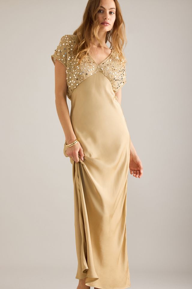 Never Fully Dressed Elodie Sequin Maxi Dress #3