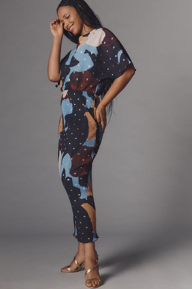 Never Fully Dressed Short=Sleeve Boat-Neck Midi Dress #6