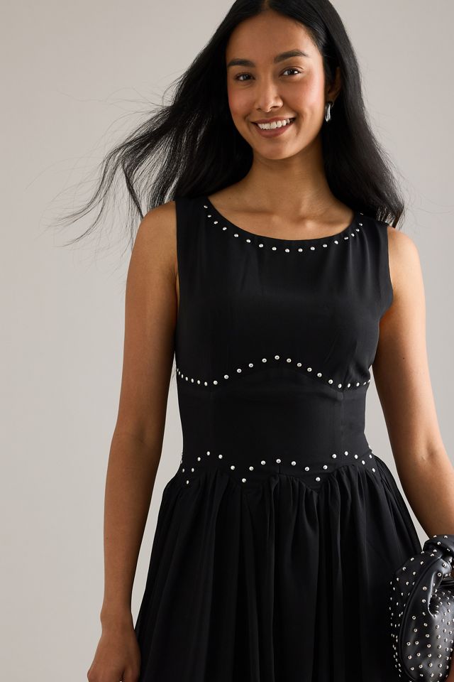 Never Fully Dressed Felicity Maxikleid mit Nieten #3