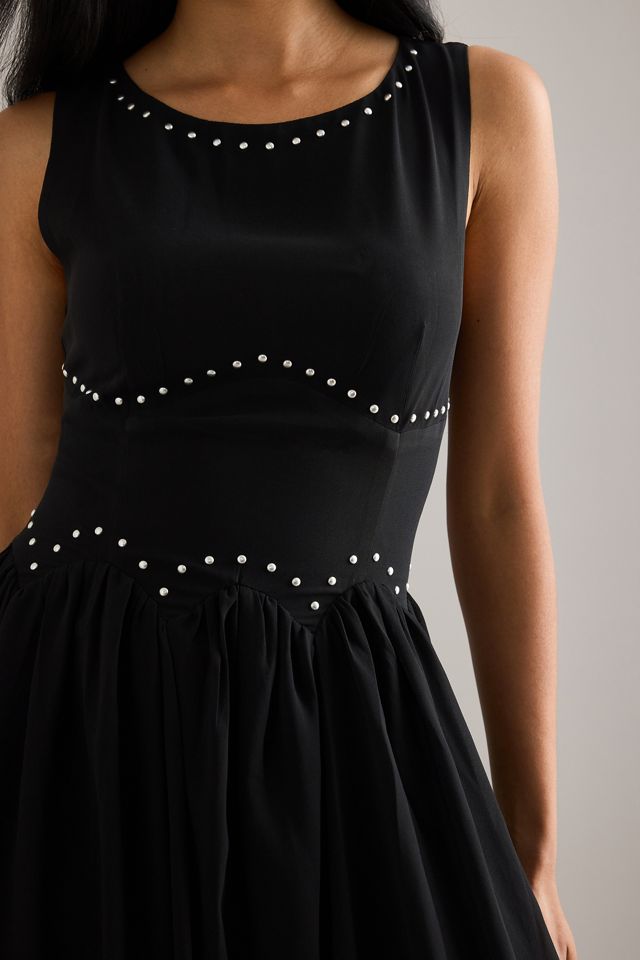 Never Fully Dressed Felicity Maxikleid mit Nieten #4