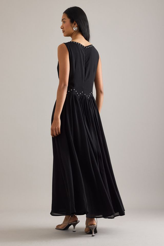 Never Fully Dressed Felicity Maxikleid mit Nieten #1