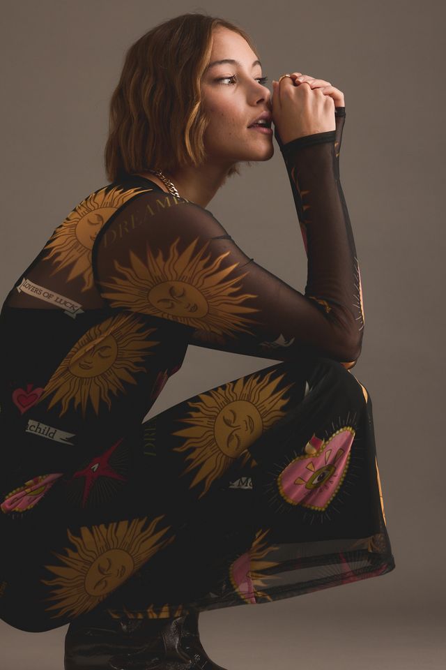 Robe longue en maille mystique Never Fully Dressed #2
