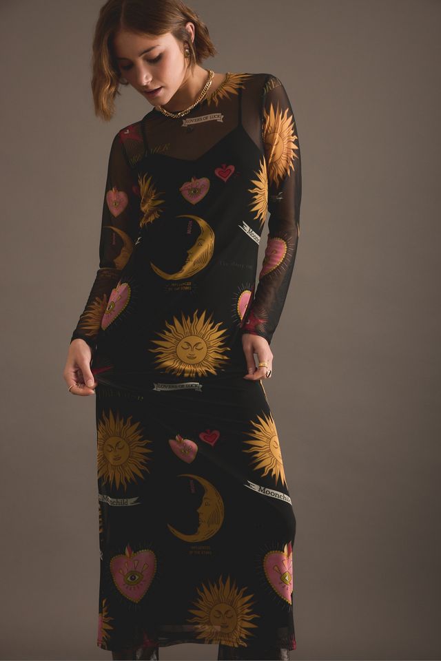 Robe longue en maille mystique Never Fully Dressed #3