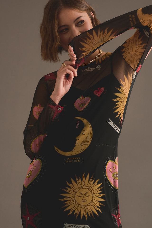 Robe longue en maille mystique Never Fully Dressed #4