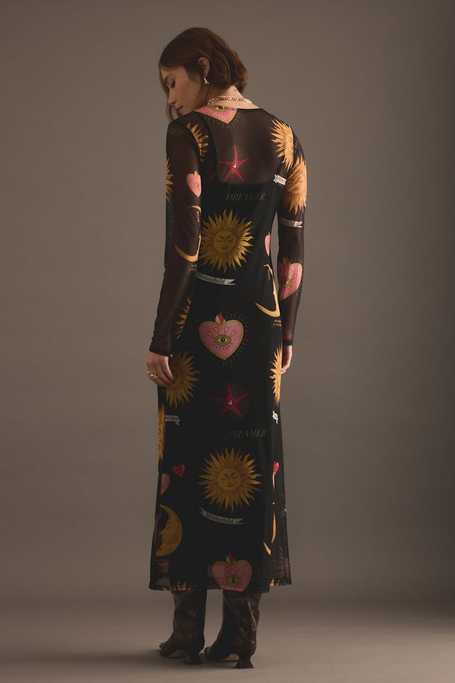 Robe longue en maille mystique Never Fully Dressed #1