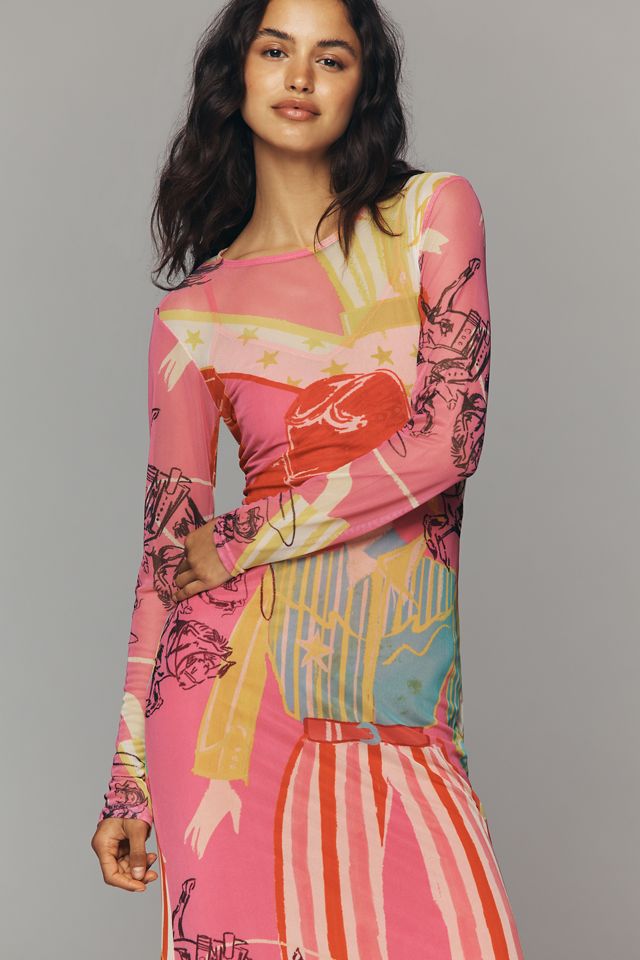 Never Fully Dressed Dallas Mesh Midi Dress #5
