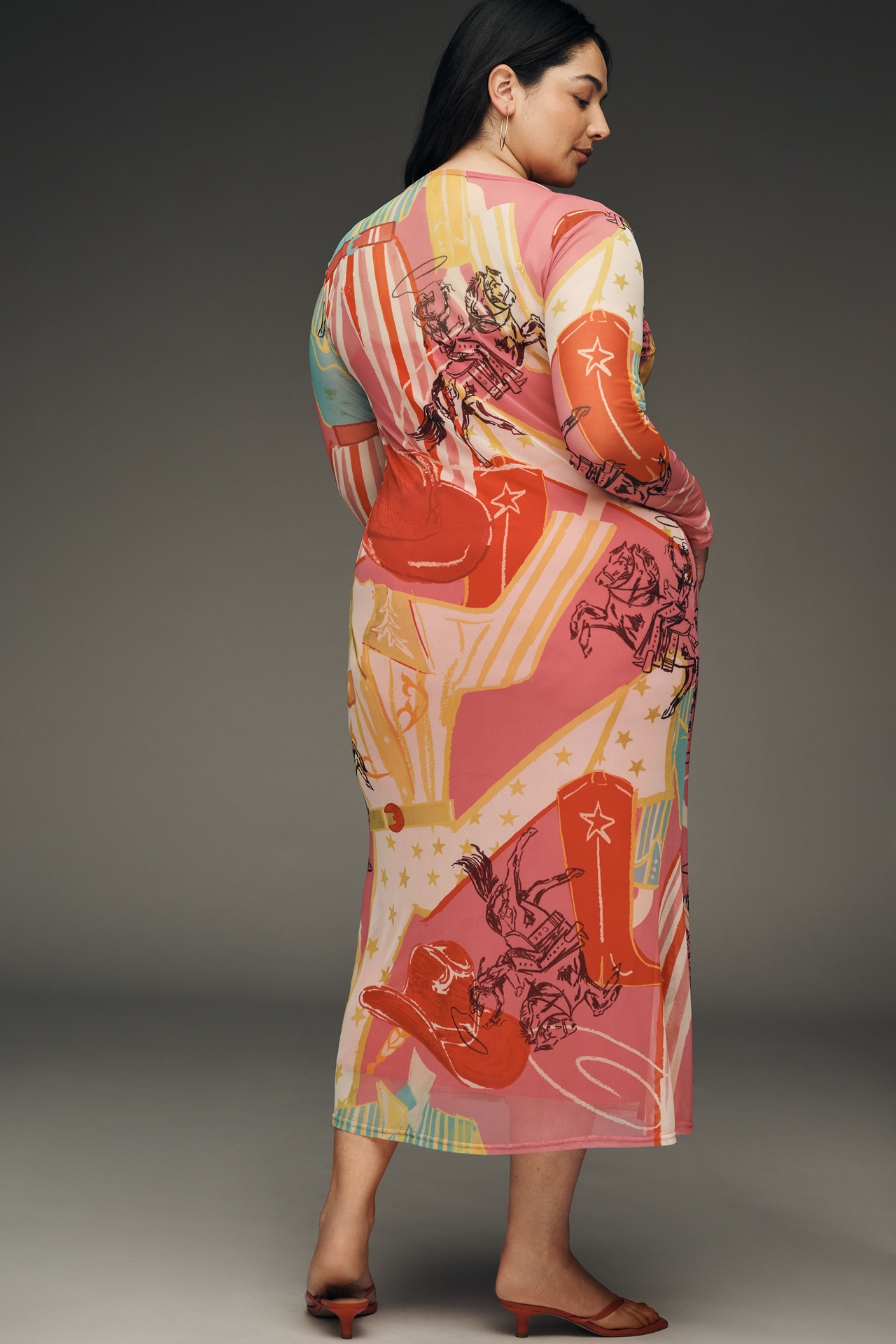 Never Fully Dressed Dallas Mesh Midi Dress