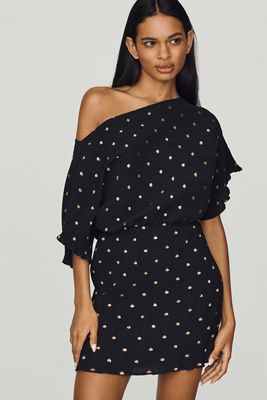 Never Fully Dressed Tilly Off-Shoulder Mini Dress