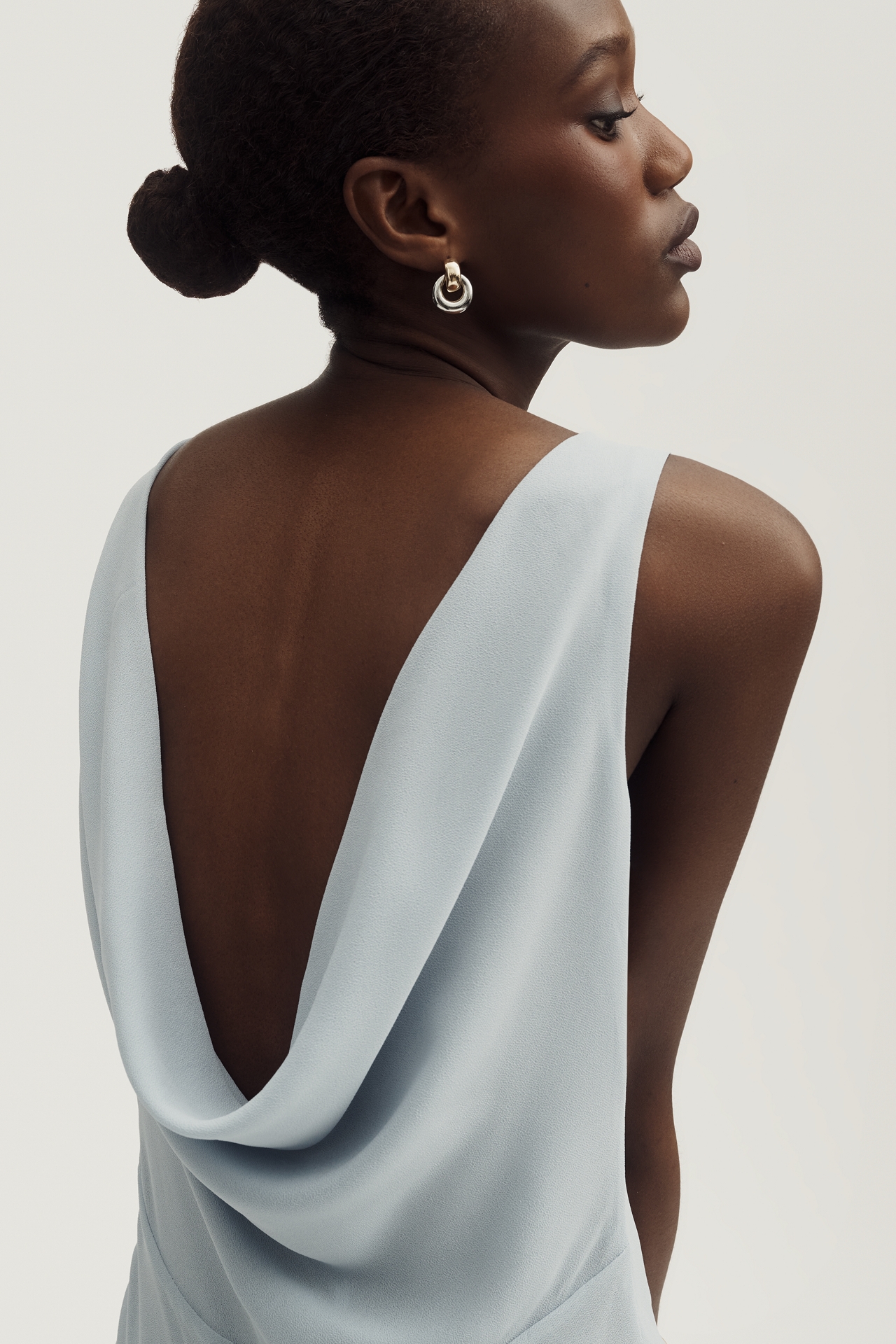 Never Fully Dressed Sophie Plus Scarf Midi Dress