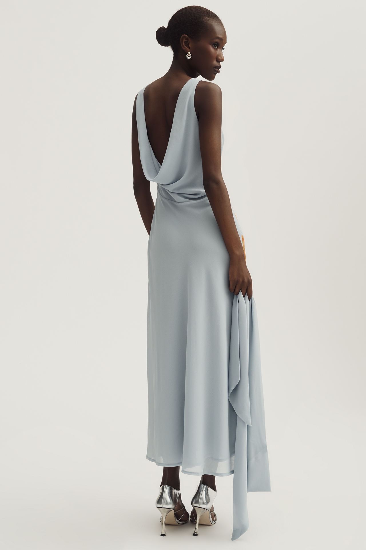 Never Fully Dressed Sophie Plus Scarf Midi Dress