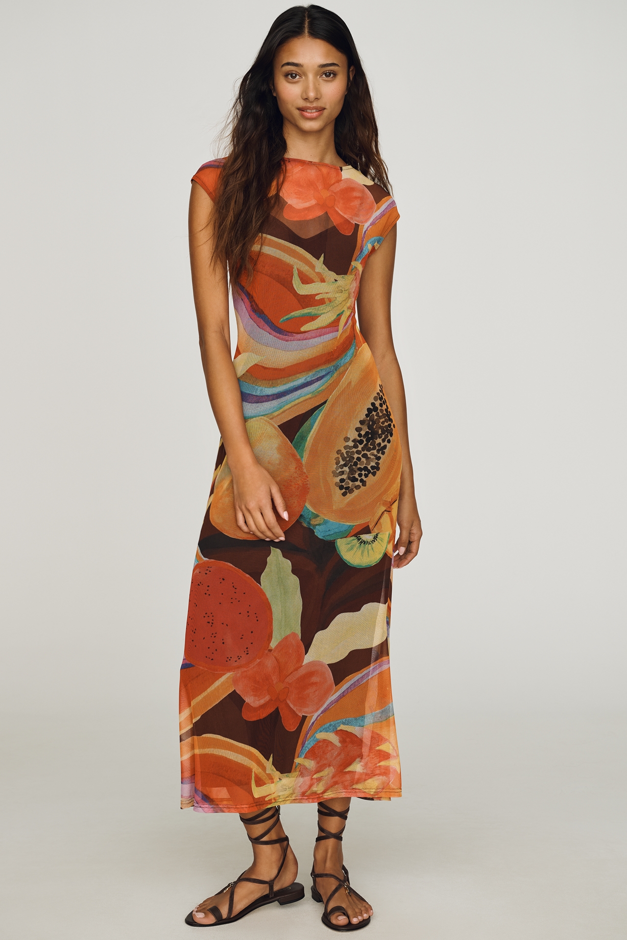 Never Fully Dressed Rio Mesh Midi Dress