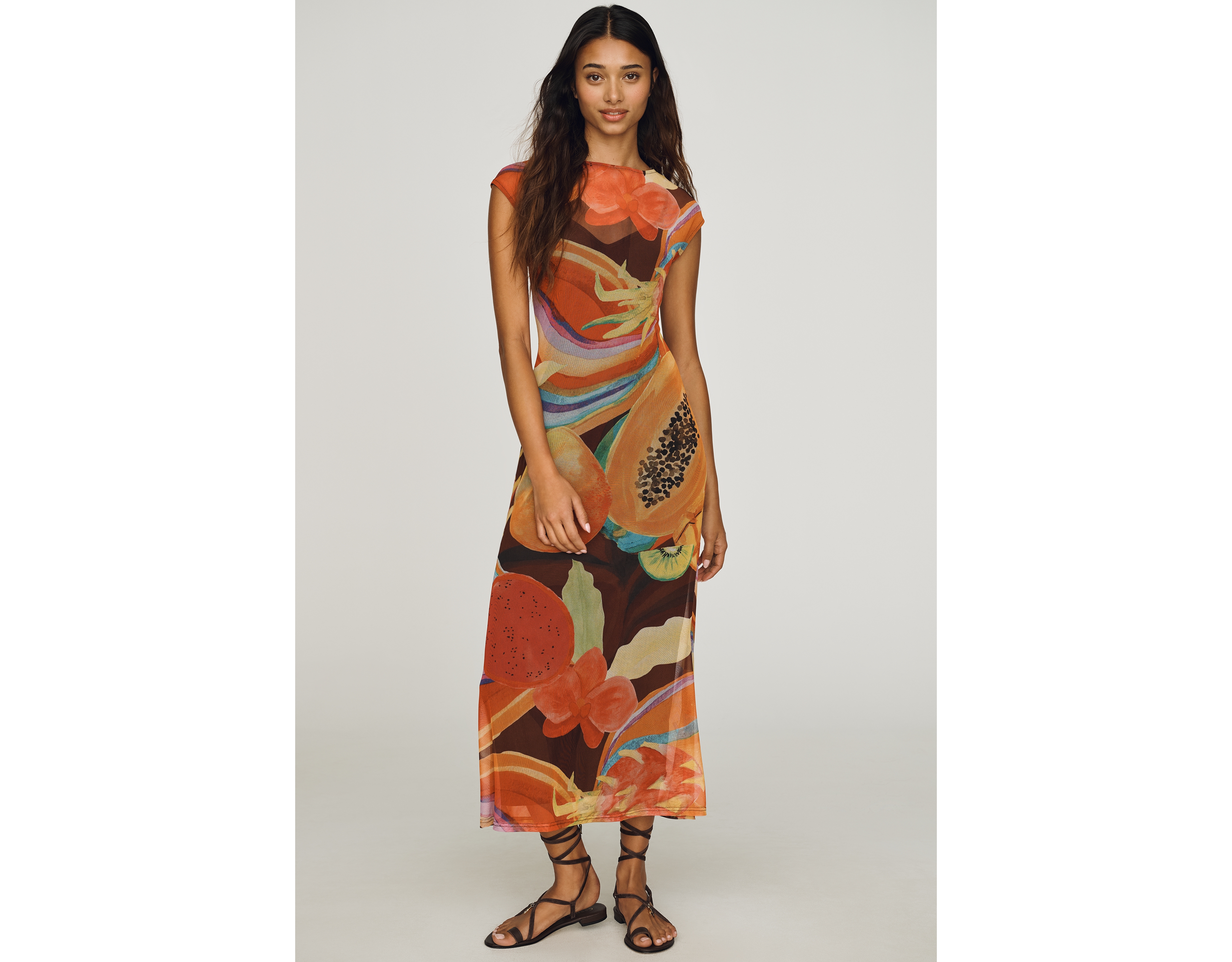 Never Fully Dressed Rio Mesh Midi Dress