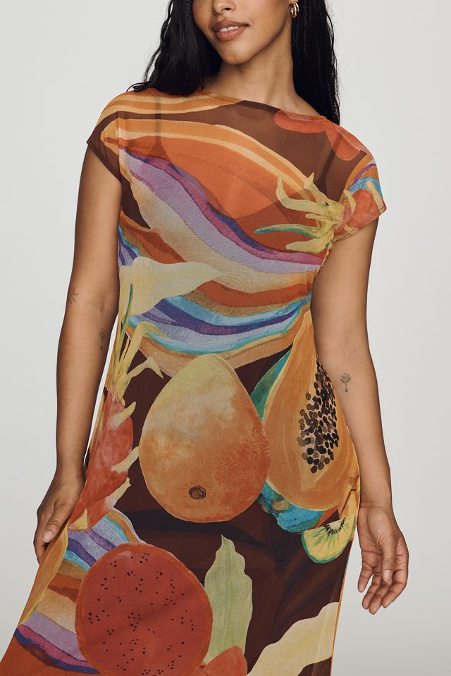 Never Fully Dressed Rio Mesh Midi Dress #4