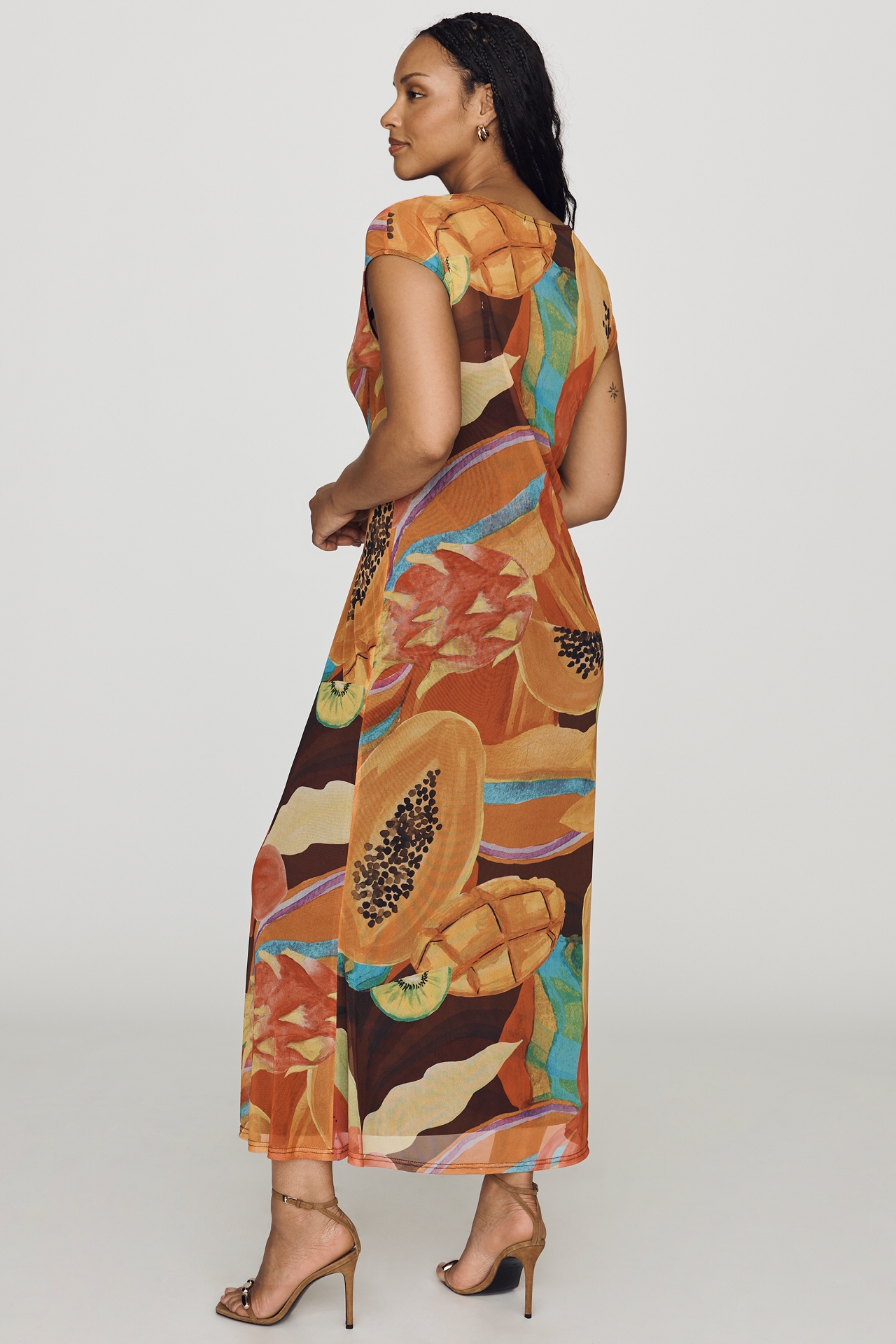 Never Fully Dressed Rio Mesh Midi Dress