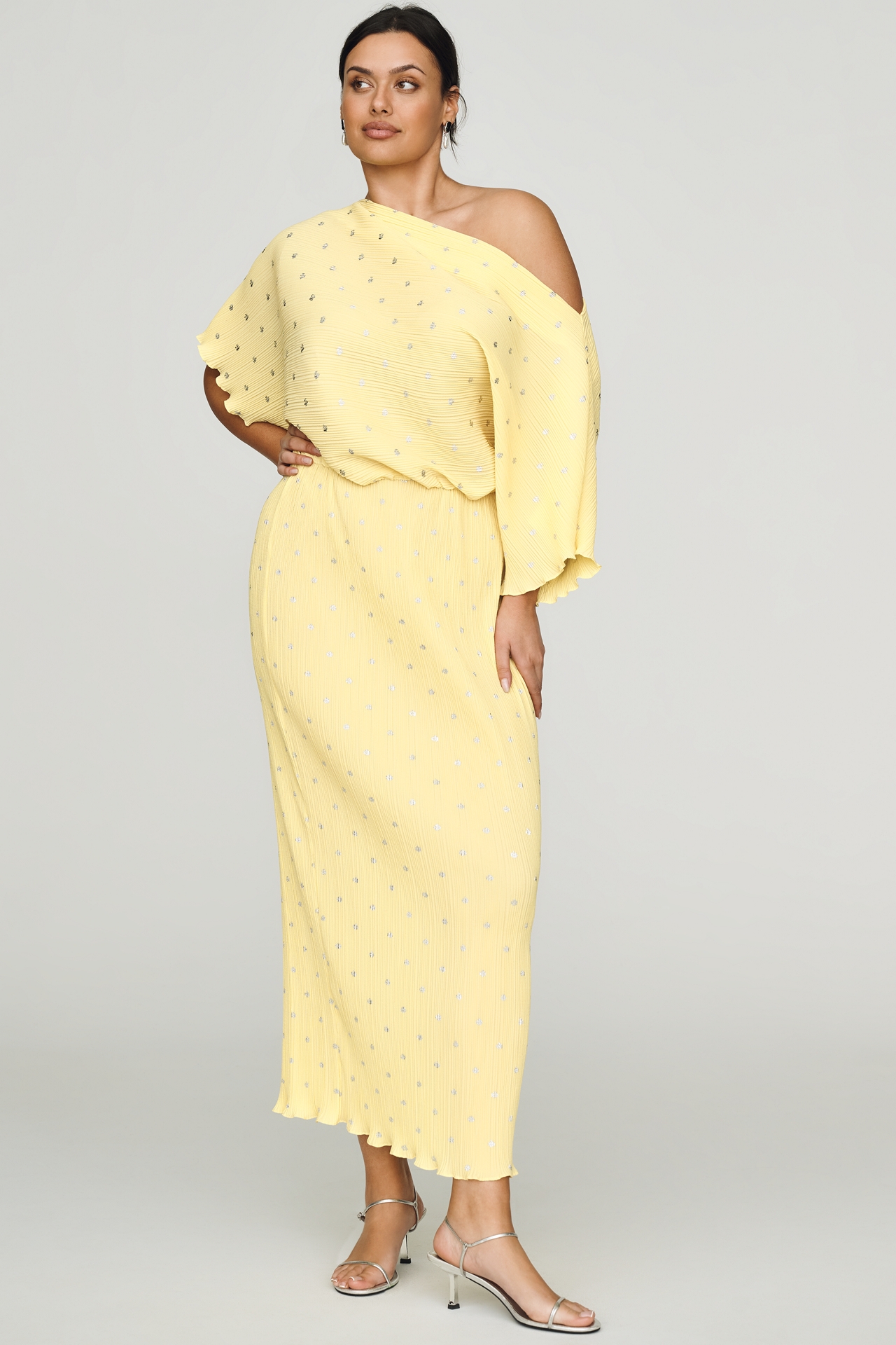 Never Fully Dressed Tilly Plus Draped Midi Dress