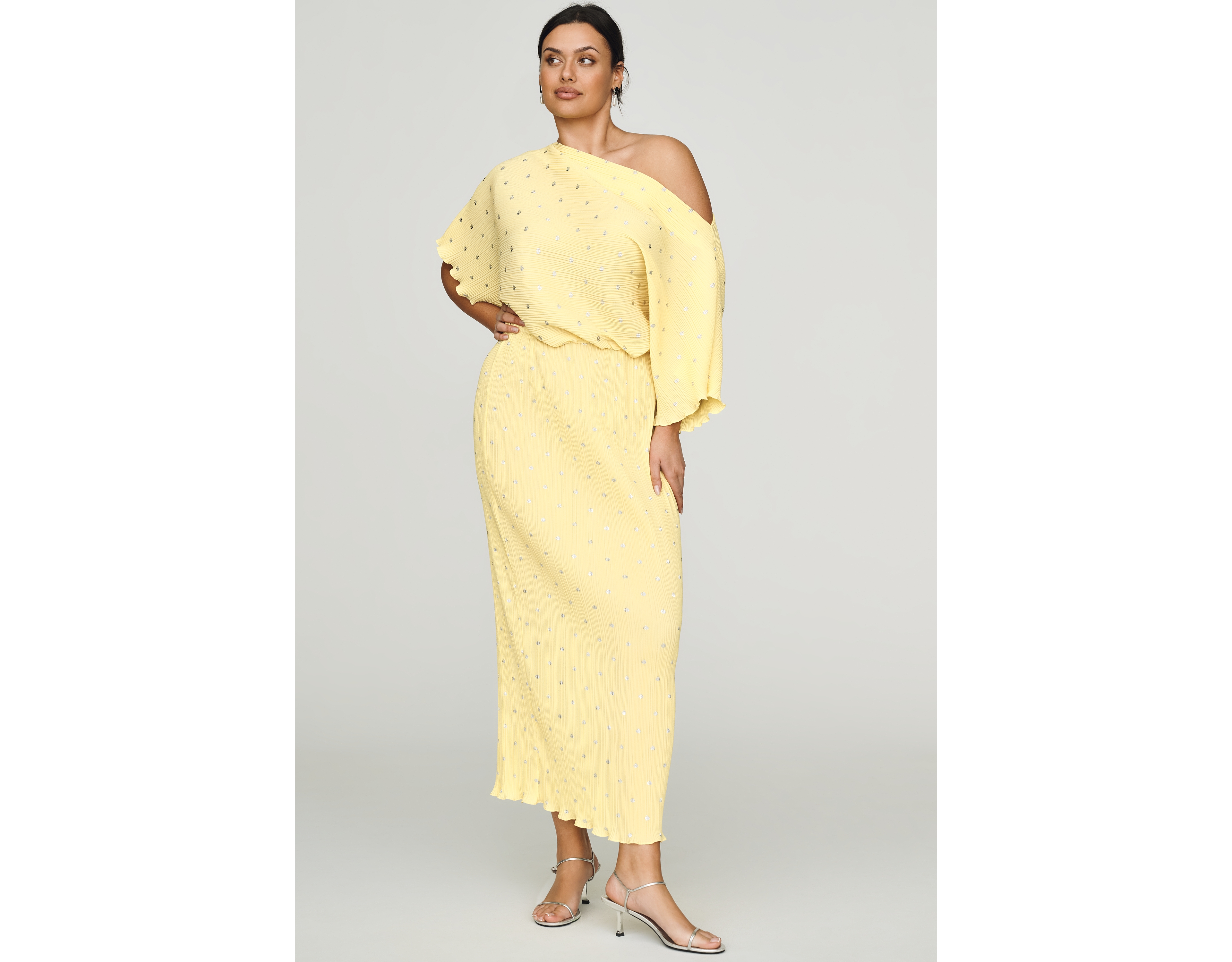 Never Fully Dressed Tilly Plus Draped Midi Dress