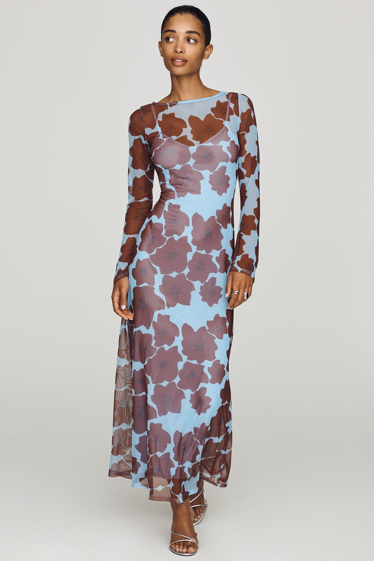 Never Fully Dressed Mesh Maxi Dress