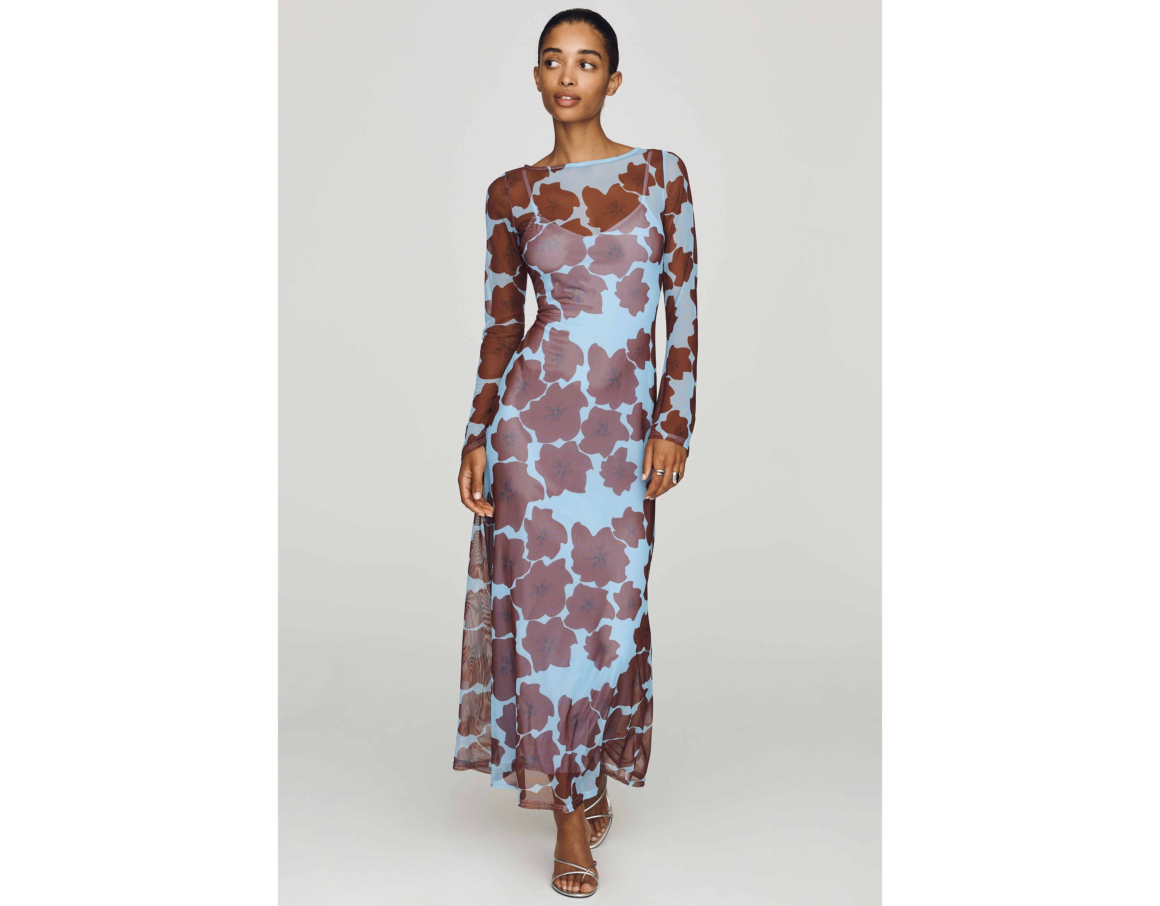 Never Fully Dressed Mesh Maxi Dress