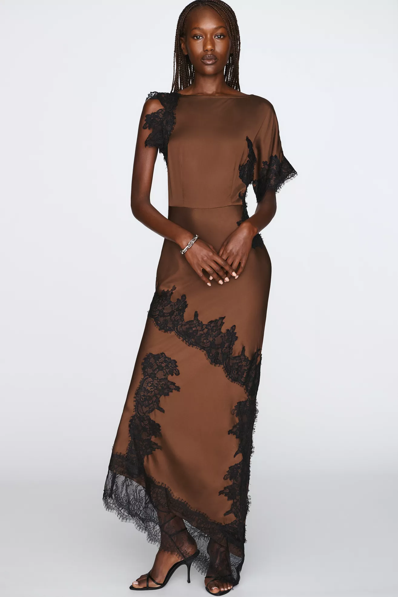 Never Fully Dressed Fearne Lace Maxi Slip Dress