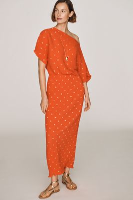 Never Fully Dressed Tilly Off-Shoulder Maxi Dress
