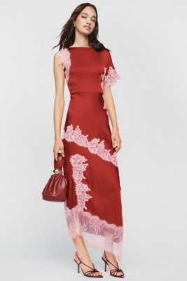 Never Fully Dressed Fearne Lace Slip Dress by Anthropologie