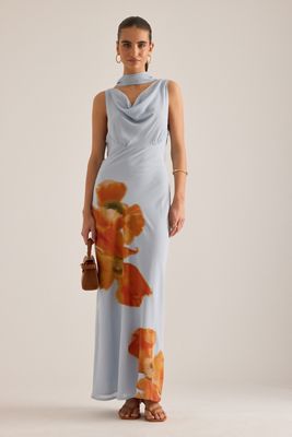 gold on the ceiling maxi dress Thira Gold Maxi Dress – Allure Novembre main image 1