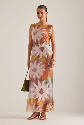 Never Fully Dressed Luna Soleil Mesh Maxi Dress