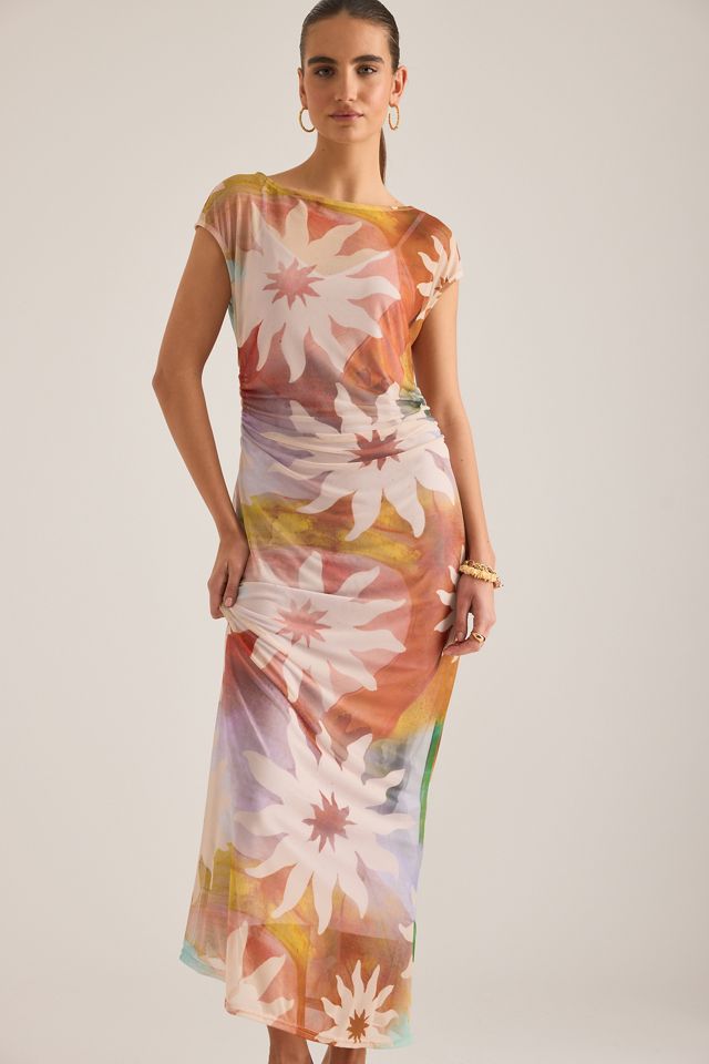 Never Fully Dressed Luna Soleil Mesh Maxi Dress #5