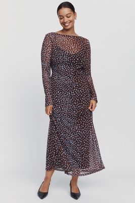 Never Fully Dressed Aria Mesh Maxi Dress