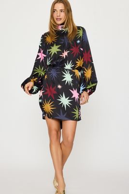 Never Fully Dressed Lily Star High-Neck Mini Dress