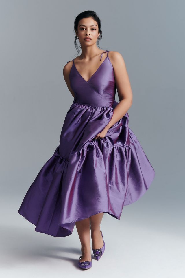 Bloni Tiered Shine Dress #5