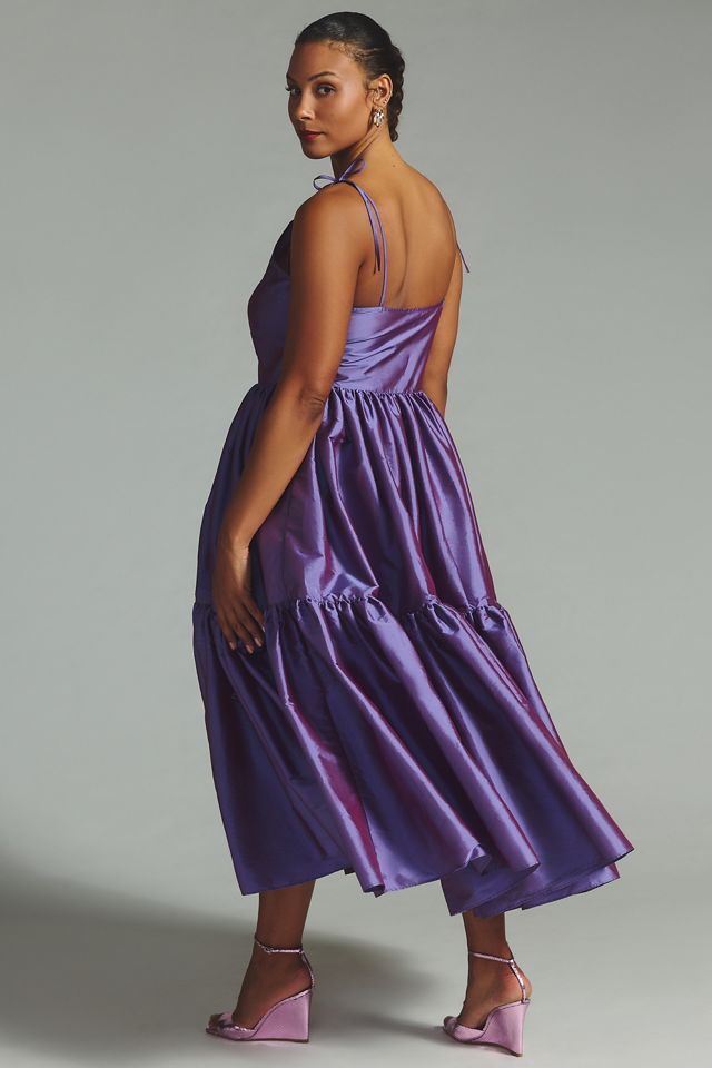 Bloni Tiered Shine Dress #8
