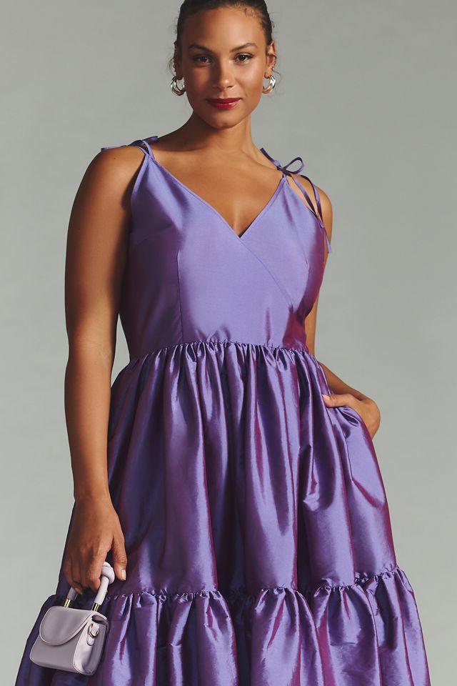 Bloni Tiered Shine Dress #9