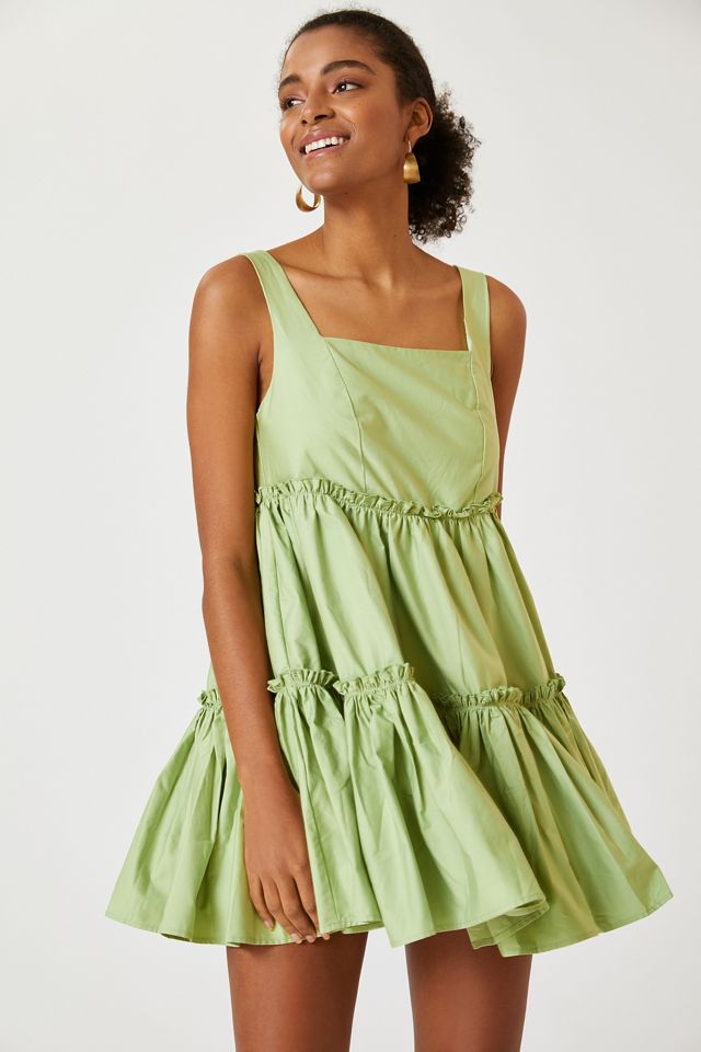 Aureta Studio Voluminous Mini Dress Anthropologie