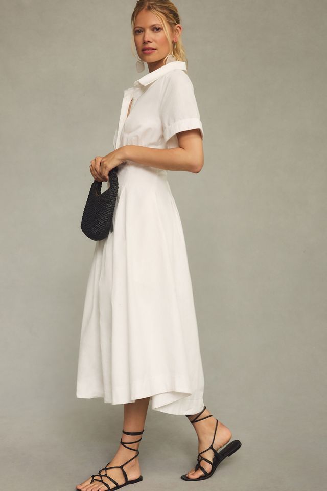 Aureta Studio x Anthropologie Pleated Shirt Dress #2