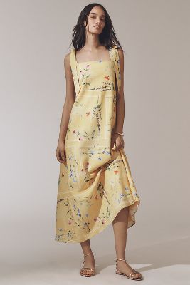 La Maise Studio Aria Linen Blend Dress