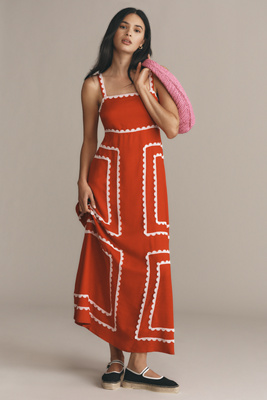 Amelia Square-Neck Maxi Dress en taille: S chez Anthropologie - La Maise Studio - Modalova