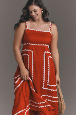 Amelia Square Neck Maxi Dress