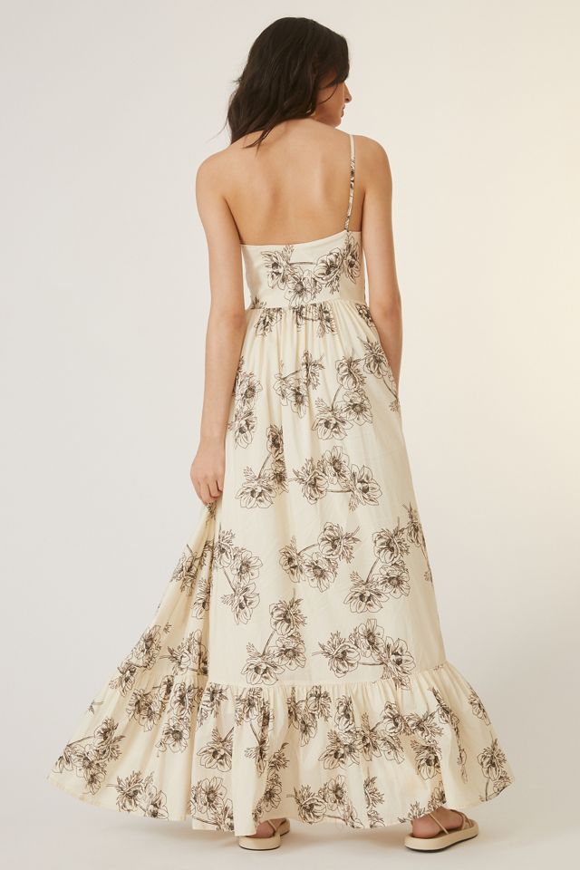 Embroidered Maxi Dress | Anthropologie