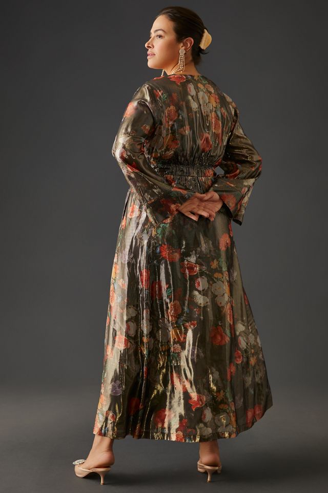 Caballero Deep V-Neck Maxi Dress #7