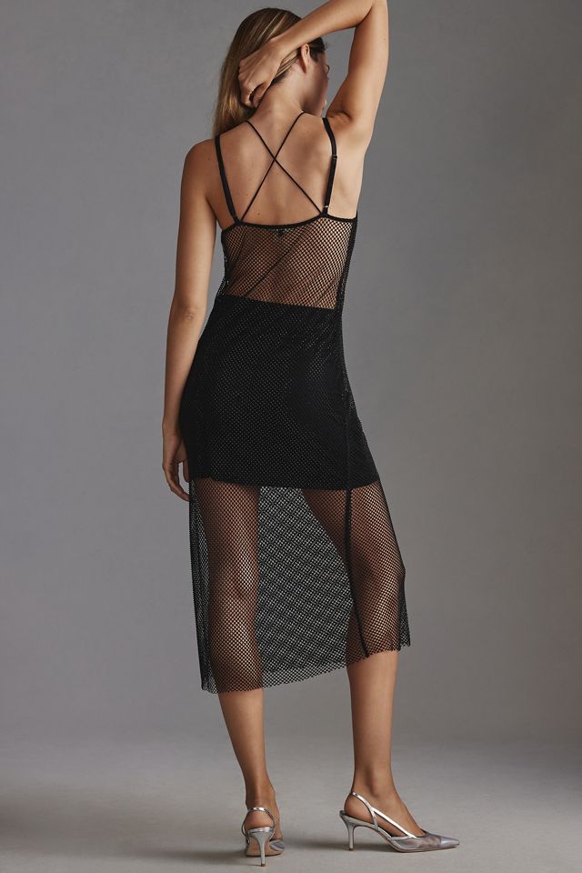 Caballero Sheer Mesh Sparkle Dress #2