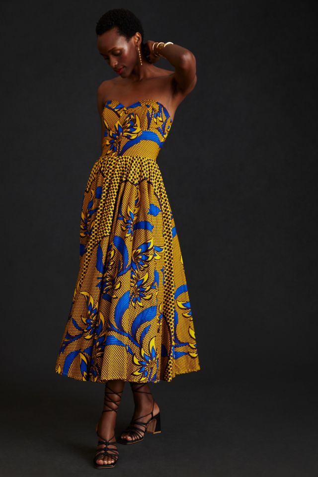 SIKA Strapless Maxi Dress #3