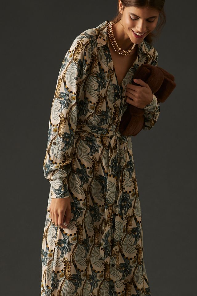 Temperley London x Anthropologie Printed Shirt Dress #2