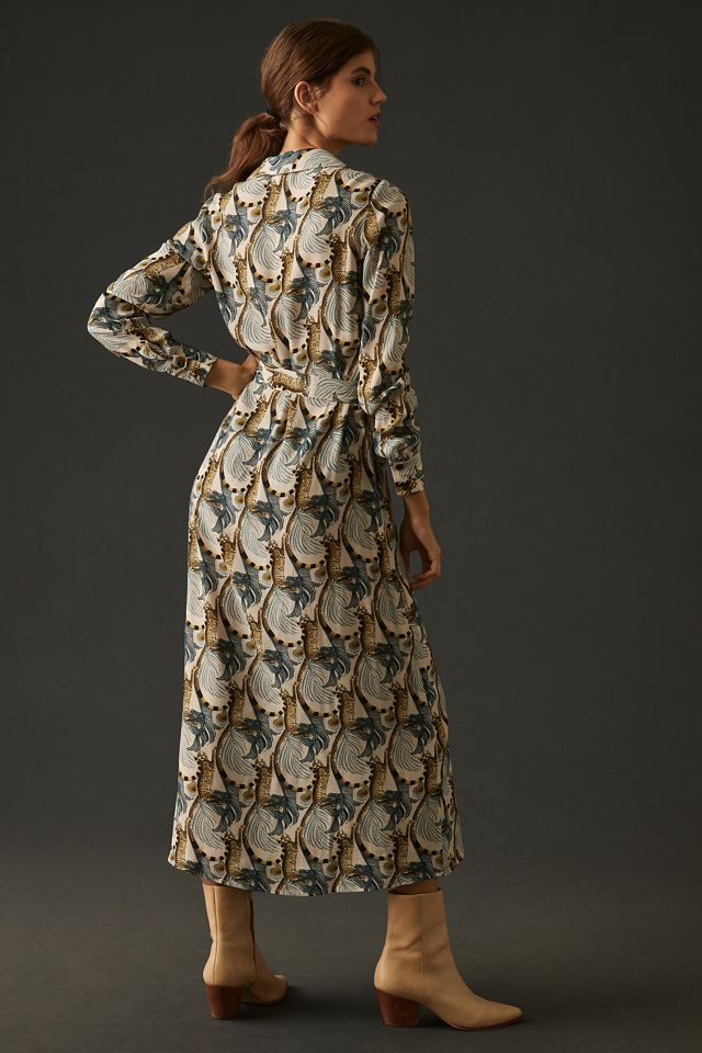 Temperley London x Anthropologie Printed Shirt Dress #3