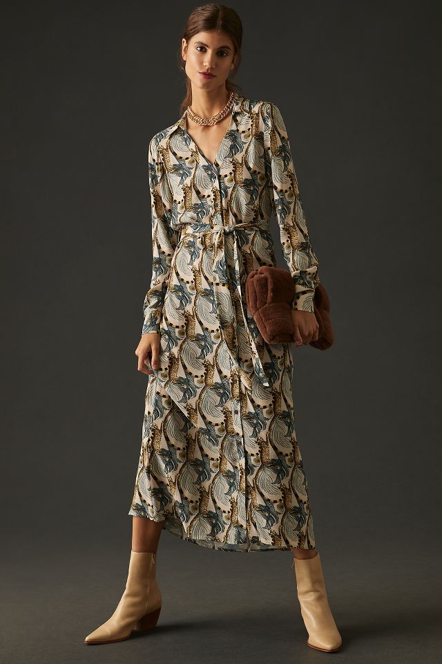 Temperley London x Anthropologie Printed Shirt Dress