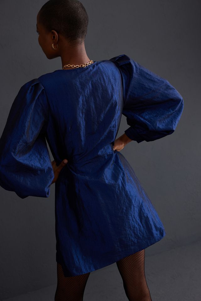 Ava Taffeta Wrap Dress #4